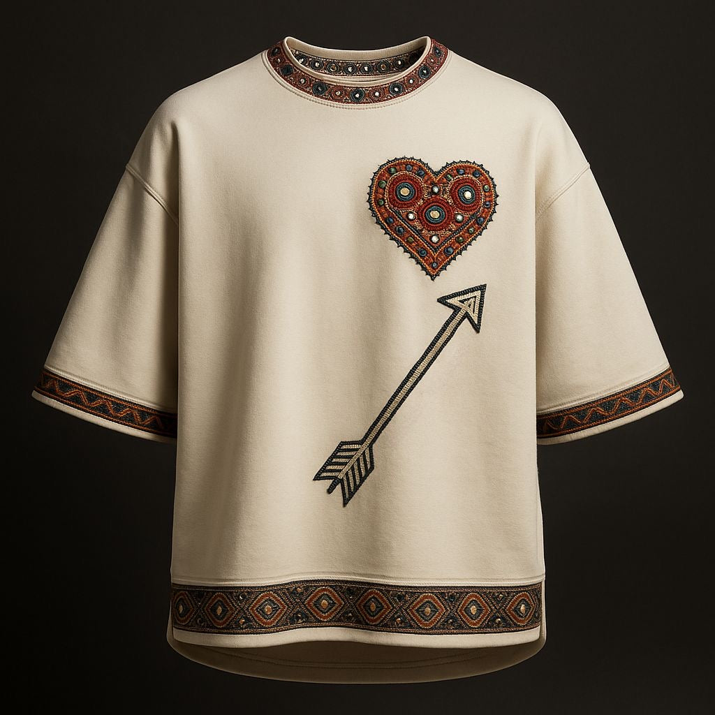 لشکرArrow Heart Embroidered Tee