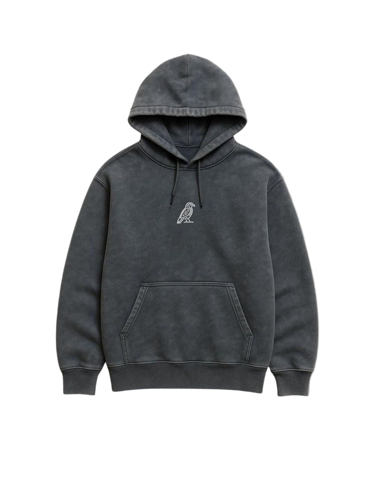 Charcoal Hoodie – Washed
